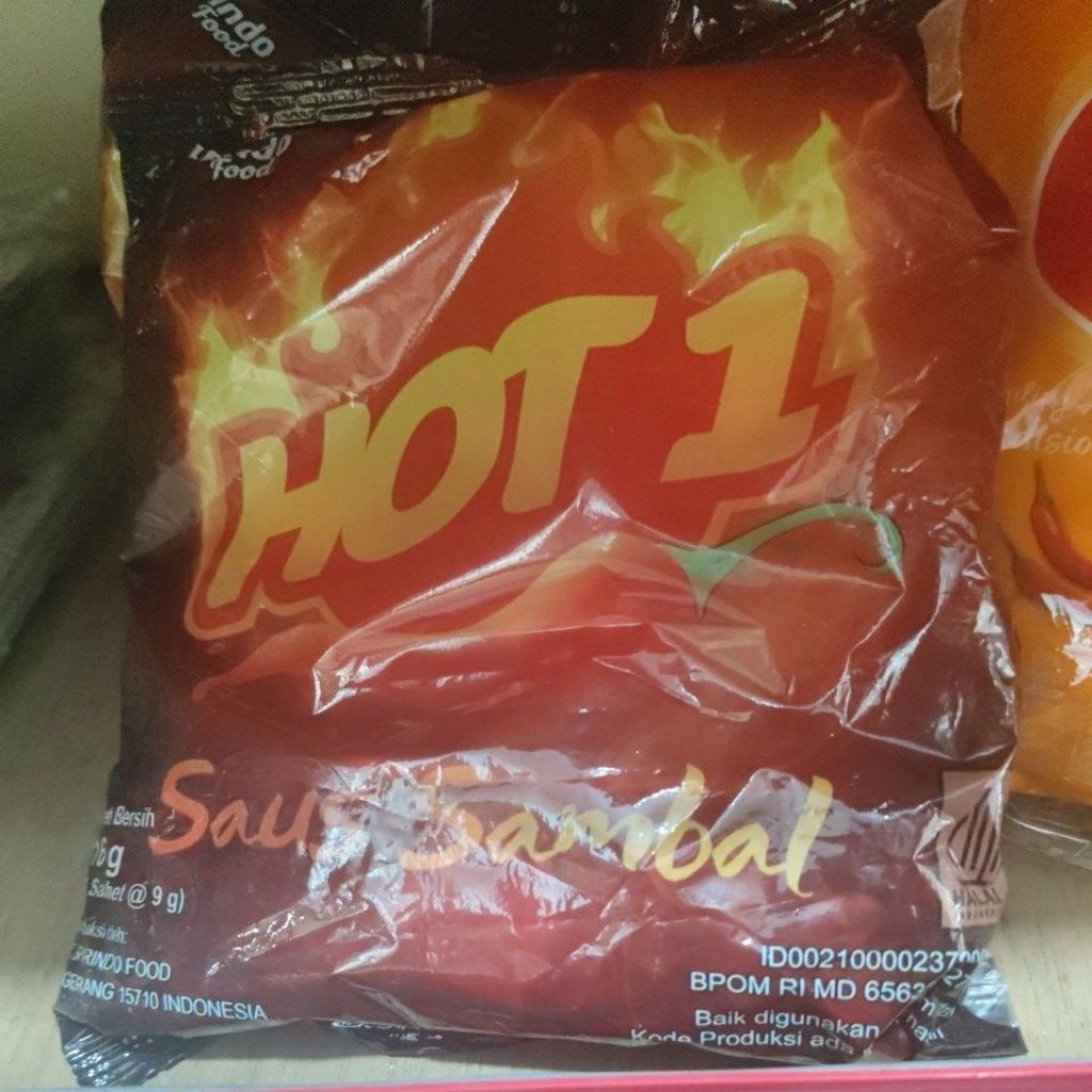 Hot1 Saos Sambal Cabe Sachet Isi  24