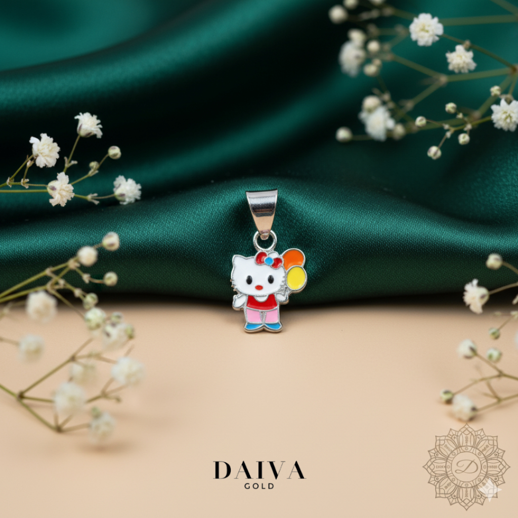 Liontin Emas Asli Anak Alana Kadar 750/17K