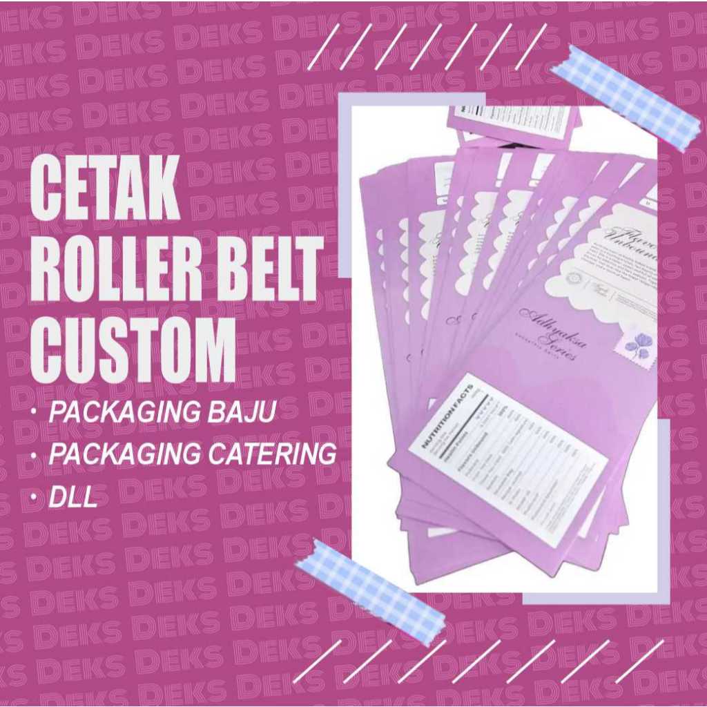 Cetak Belt Kemasan Makanan, Custom Paper Sleeve Belt, Paper Sleeve Belt Art Paper