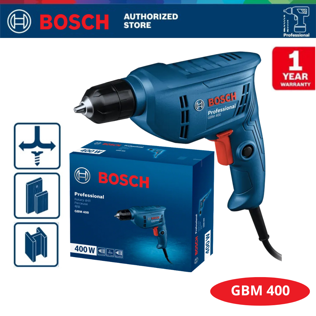 Bosch GBM 400 Mesin Bor Besi 10mm
