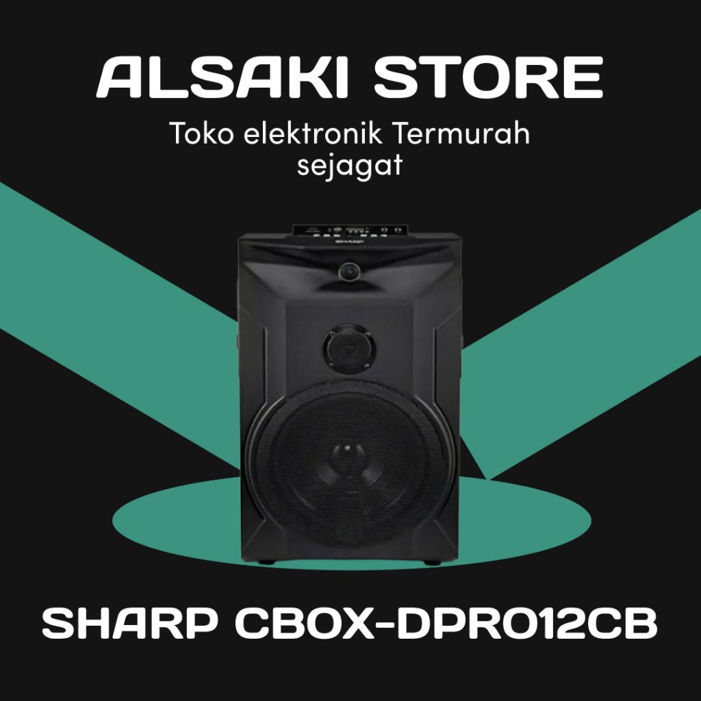 SHARP CBOX DPRO12CB SPEAKER
BLUETOOTH KARAOKE