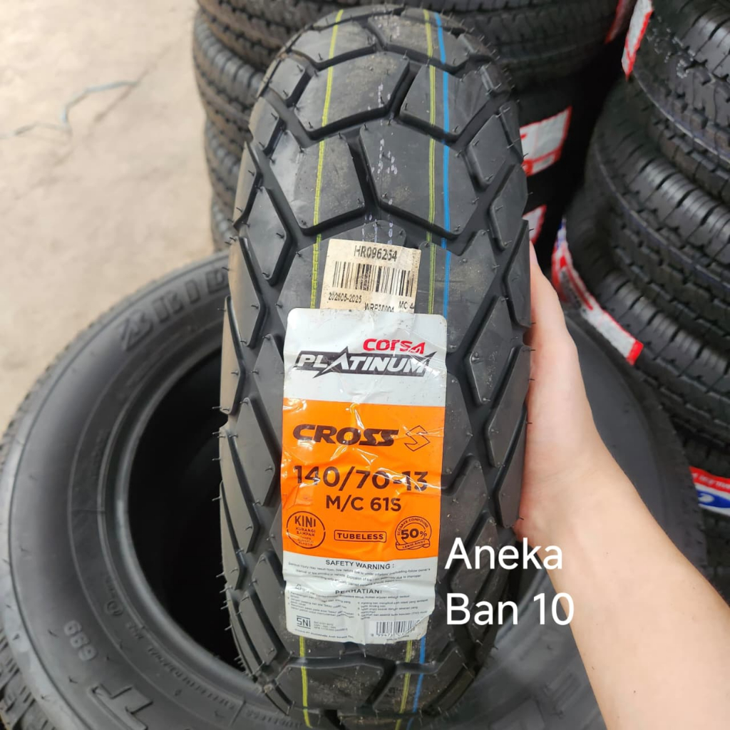 Ban Motor Corsa Platinum Cross S 140/70-13 Tubeless