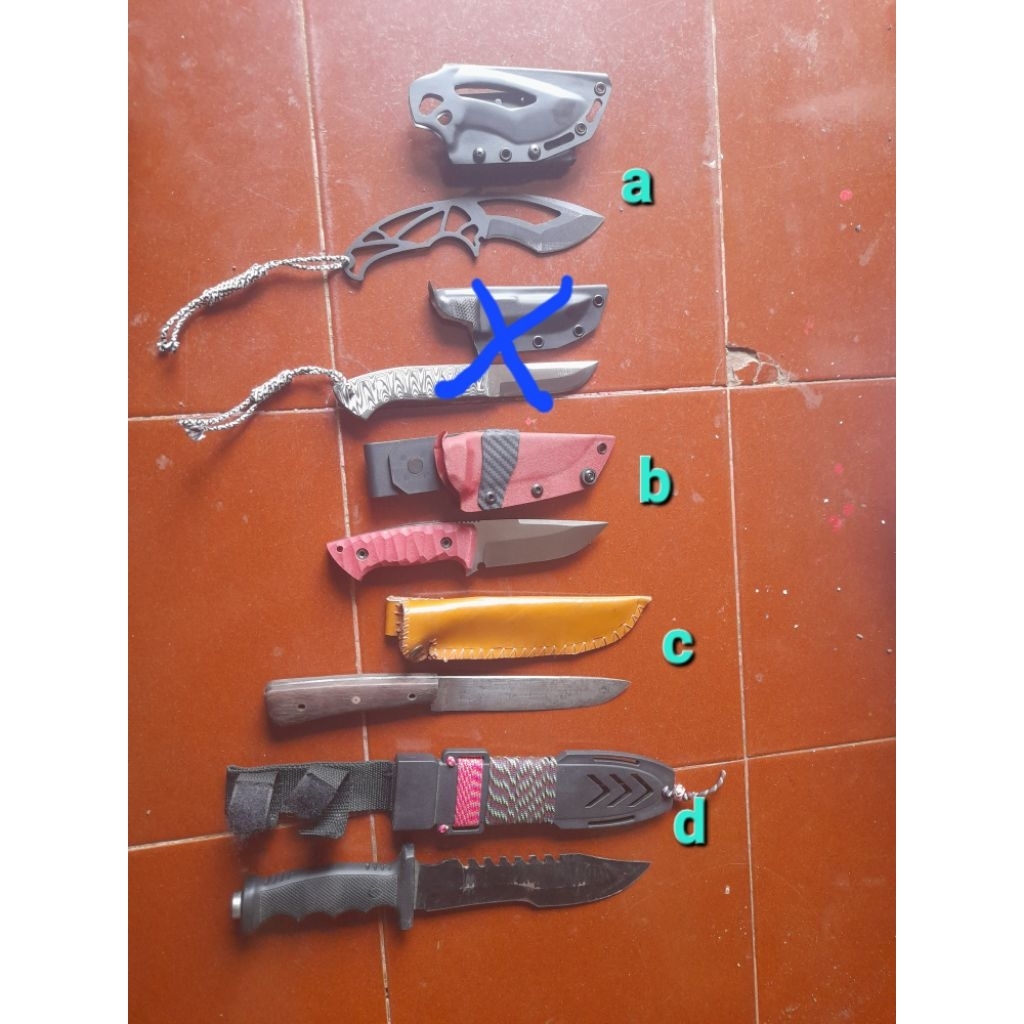 peralatan bushcraft camping fishing