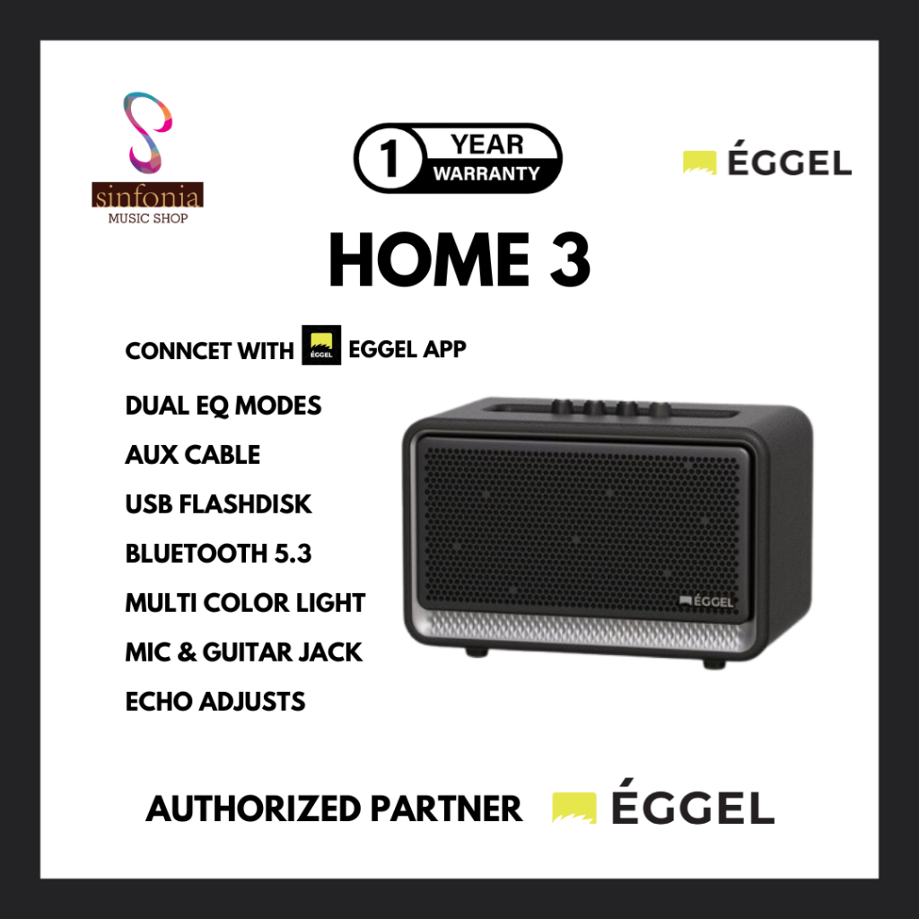 Eggel Home 3 Bluetooth Speaker With Karaoke