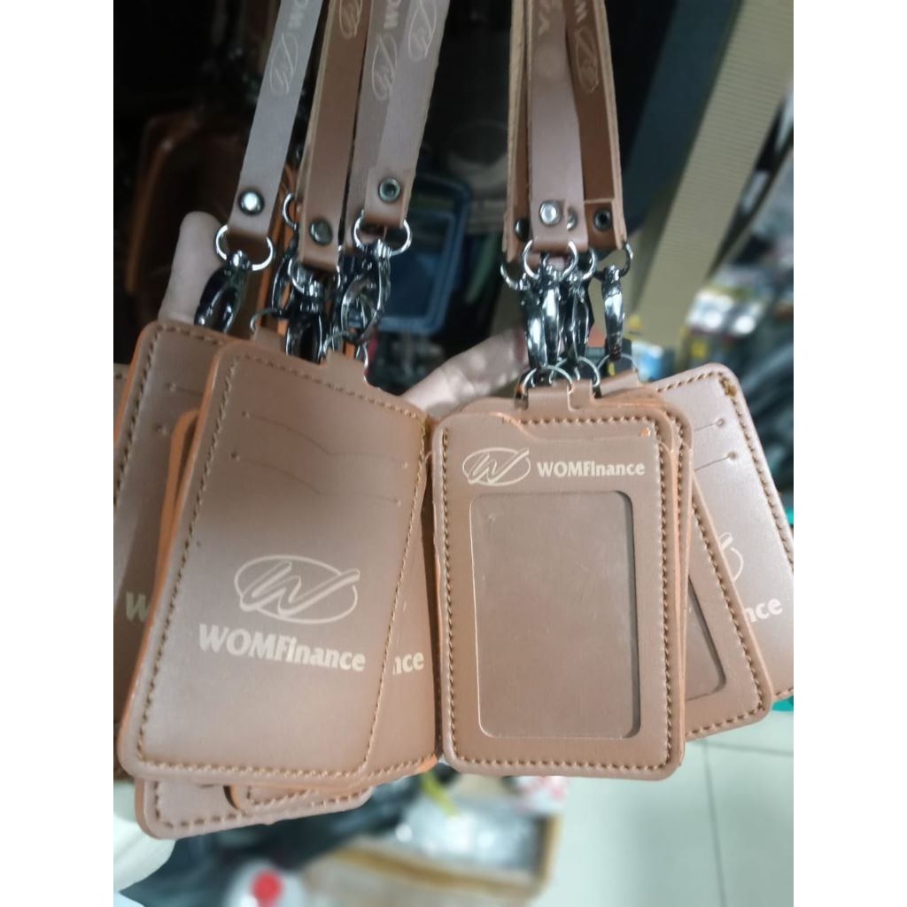 gantungan+dompet id card Womfinance berkualitas tinggi dompet id card lanyard Womfinance