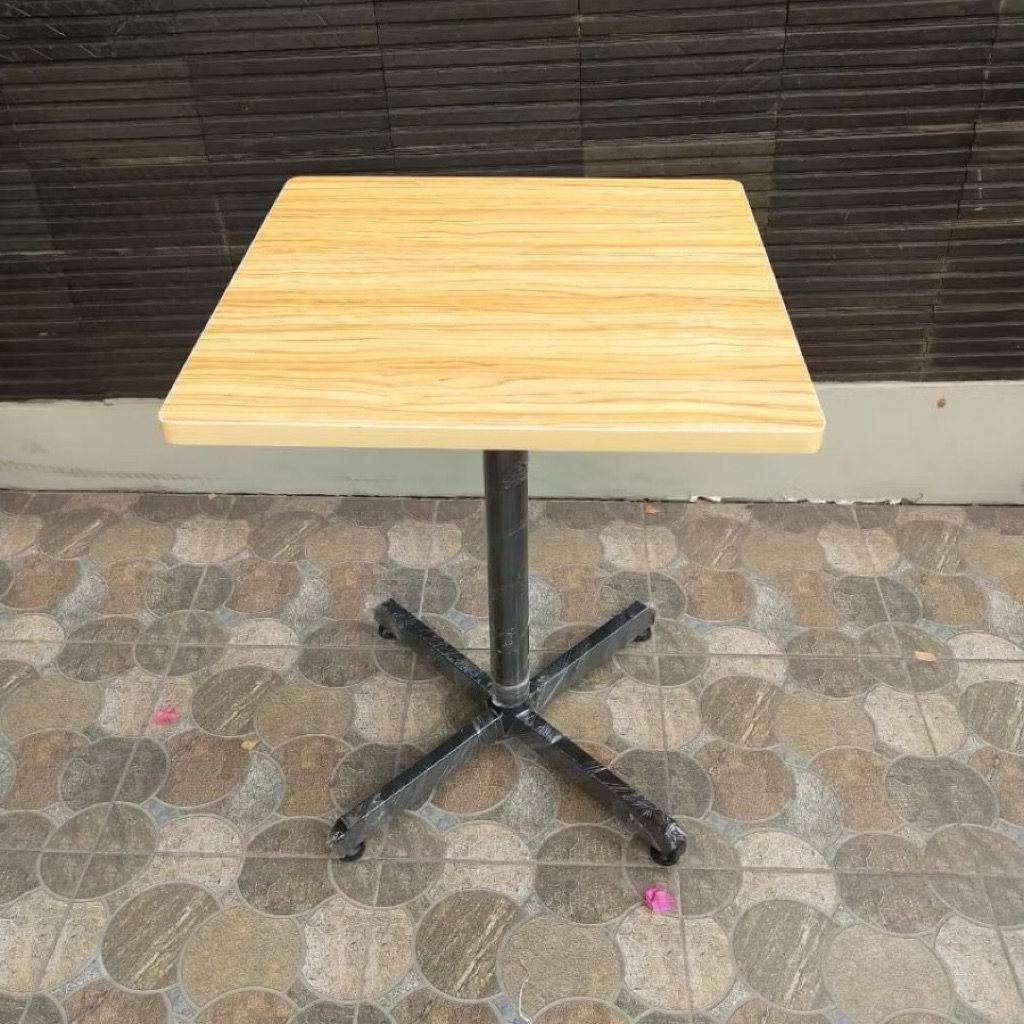 meja cafe meja cafe besi meja cafe hpl 60x60cm