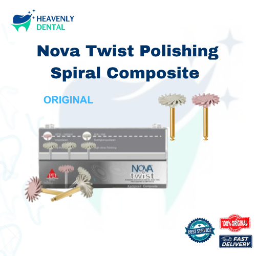 Polishing Spiral Composite Nova Twist / Karet Poles Composit / Polisher Composite Polishing