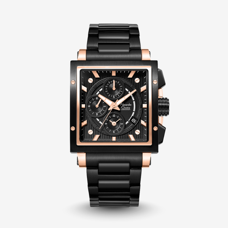 Jam Tangan Alexandre Christie Pria AC 6182 AC6182 Original Garansi Resmi Alexander Christie 6182