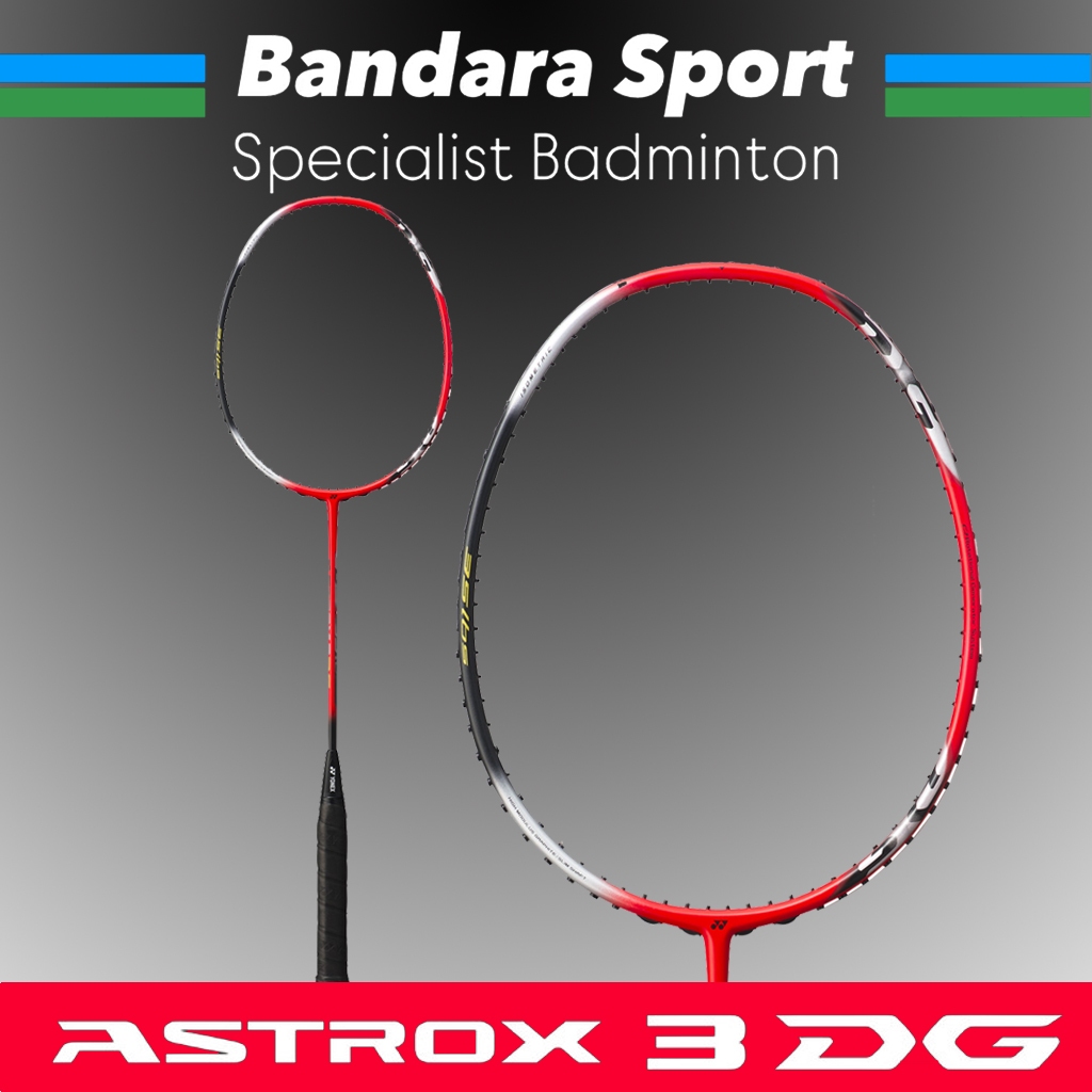 Yonex Astrox 3 DG Red Black Raket Badminton Bulutangkis
