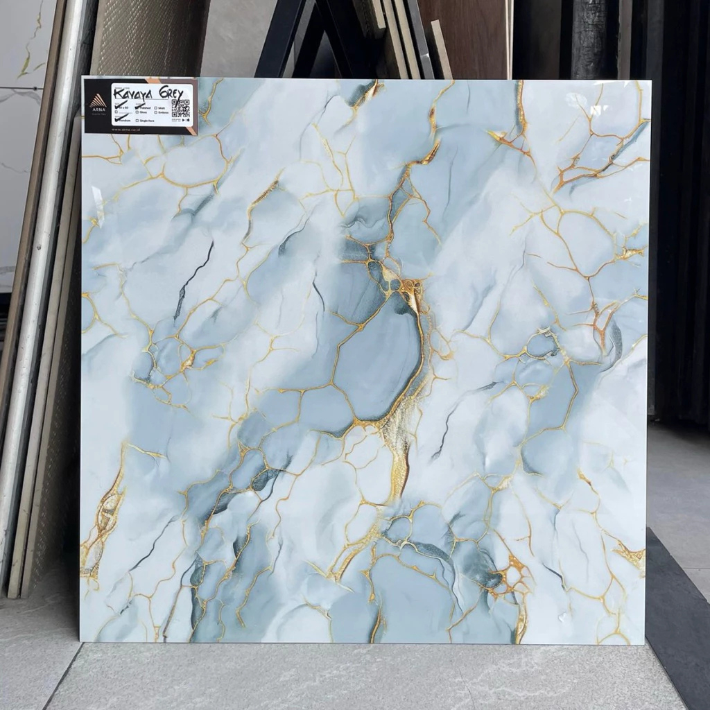 Arna Granit Lantai 60x60 Grey Glazed Polished