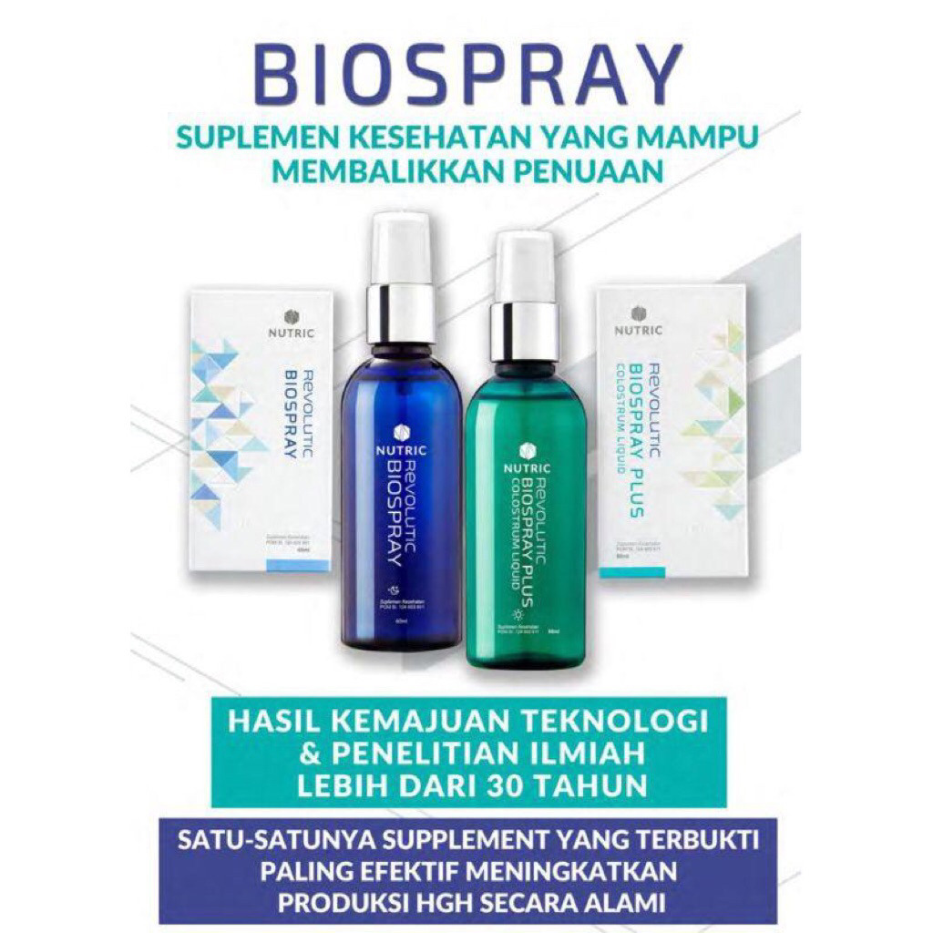 1 Pasang Biospray Plus & Reguler Exp Aman 100%