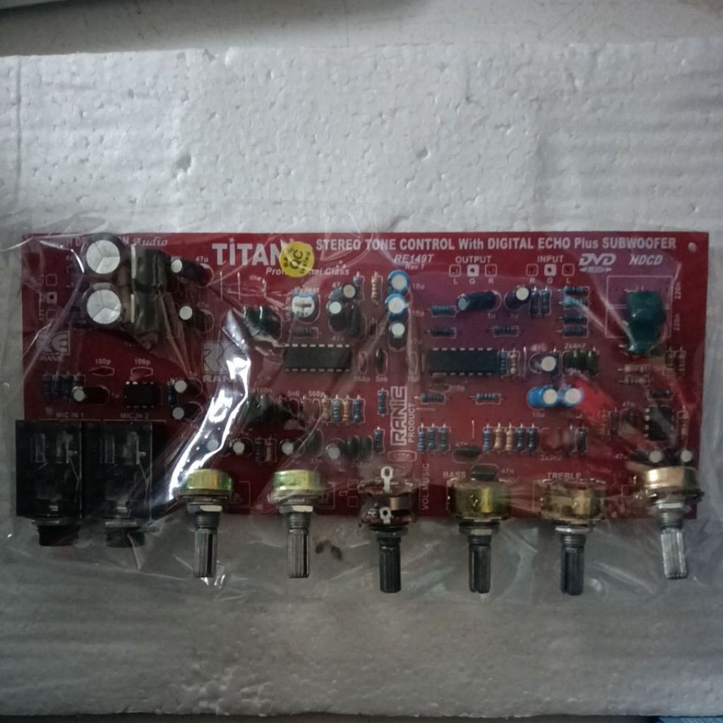 STEREO TONE CONTROL TITANIC WITH DIGITAL ECHO PLUS SUBWOOFER