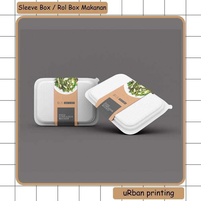 Paper Belt, Label Packaging Sleeve, Roller Paper Belt Box Dus Kotak Makanan