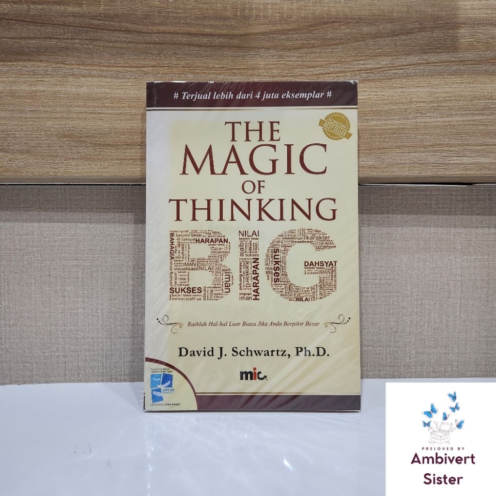 [ PRELOVED ] Buku Non Fiksi The Magic of Thinking Big David J Schwartz Penerbit Menuju Insan Cemerla