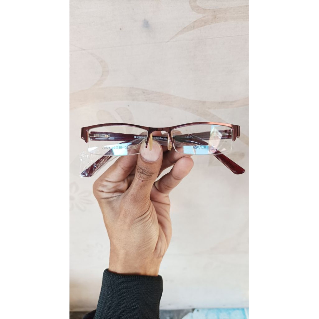 kacamata vintage vogue half frame