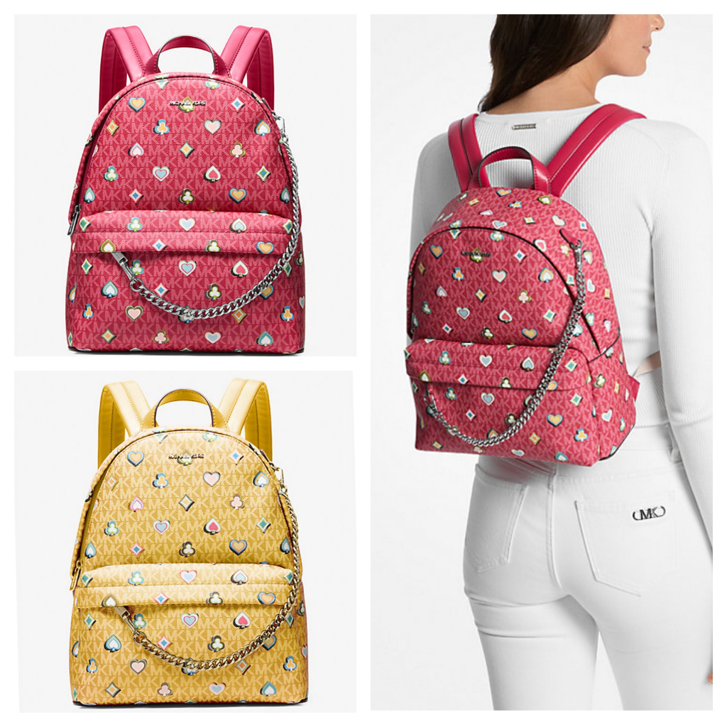 Tas MK Slater Medium Chain Backpack sz 27x32.5cm