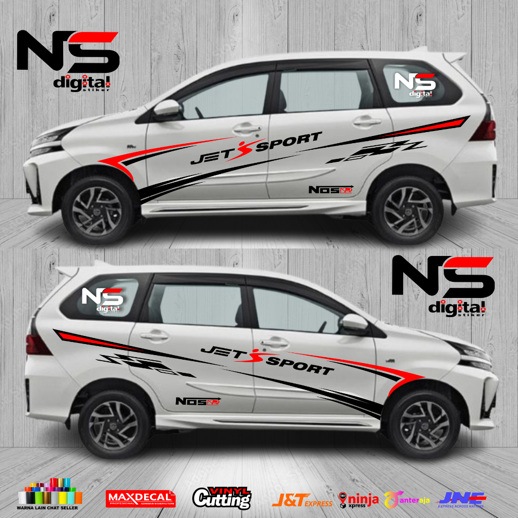 Cutting Stiker Mobil Avanza Veloz Stiker Mobil Toyota Avanza Veloz Terbaru