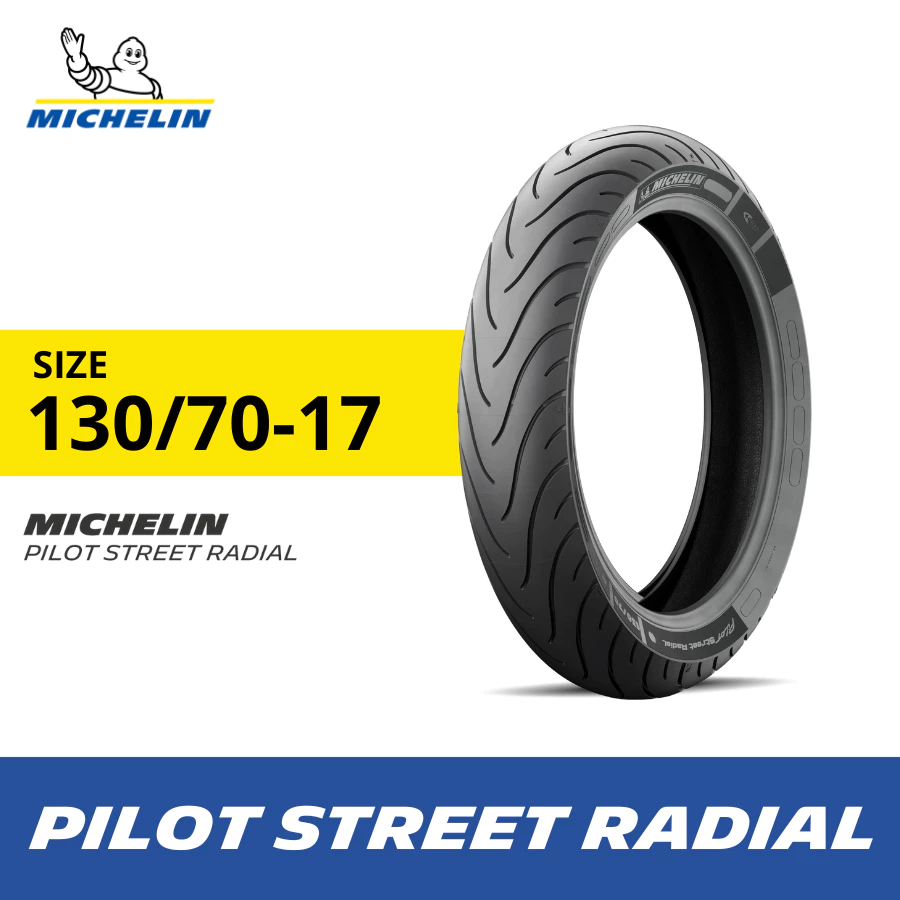 Ban Motor Michelin Pilot Street Radial 130-70 - R17 - Tubeless
