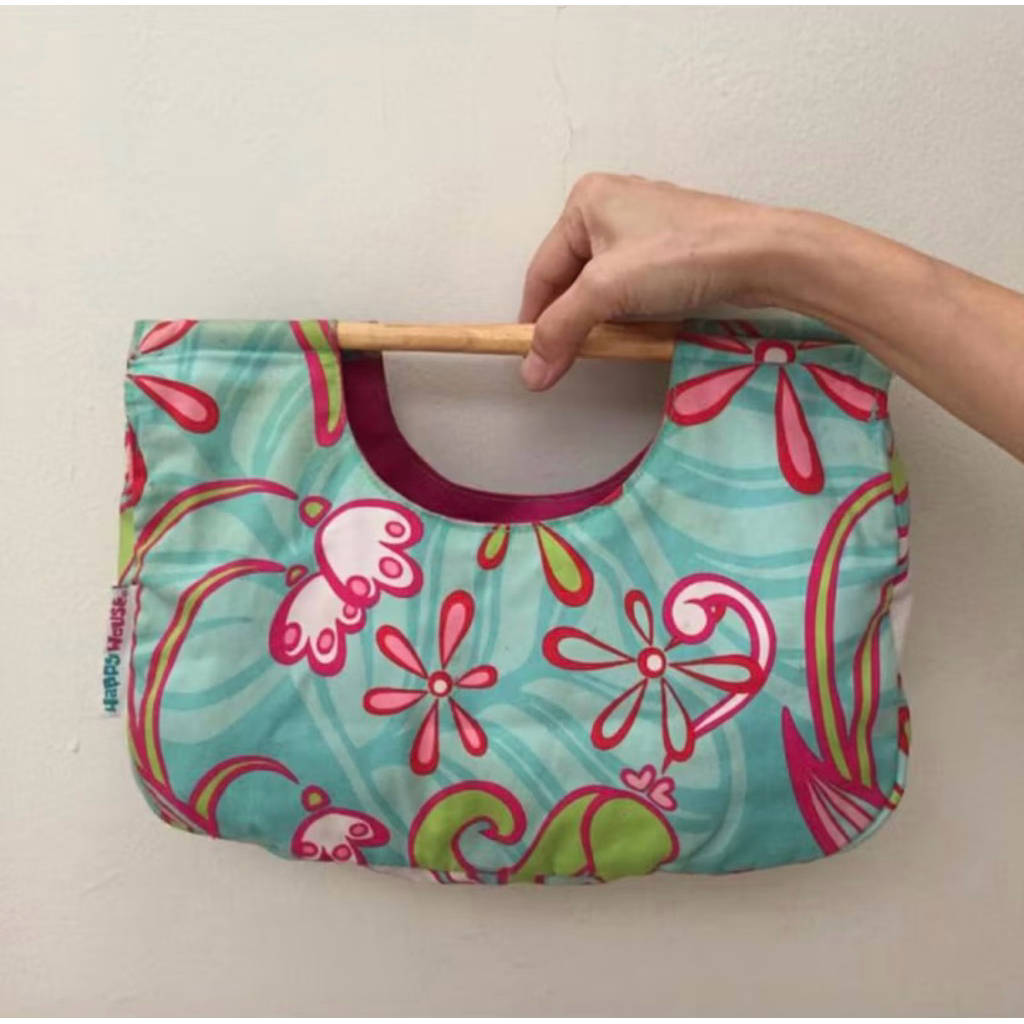 Happy house bali clutch bag pattern tas pesta casual