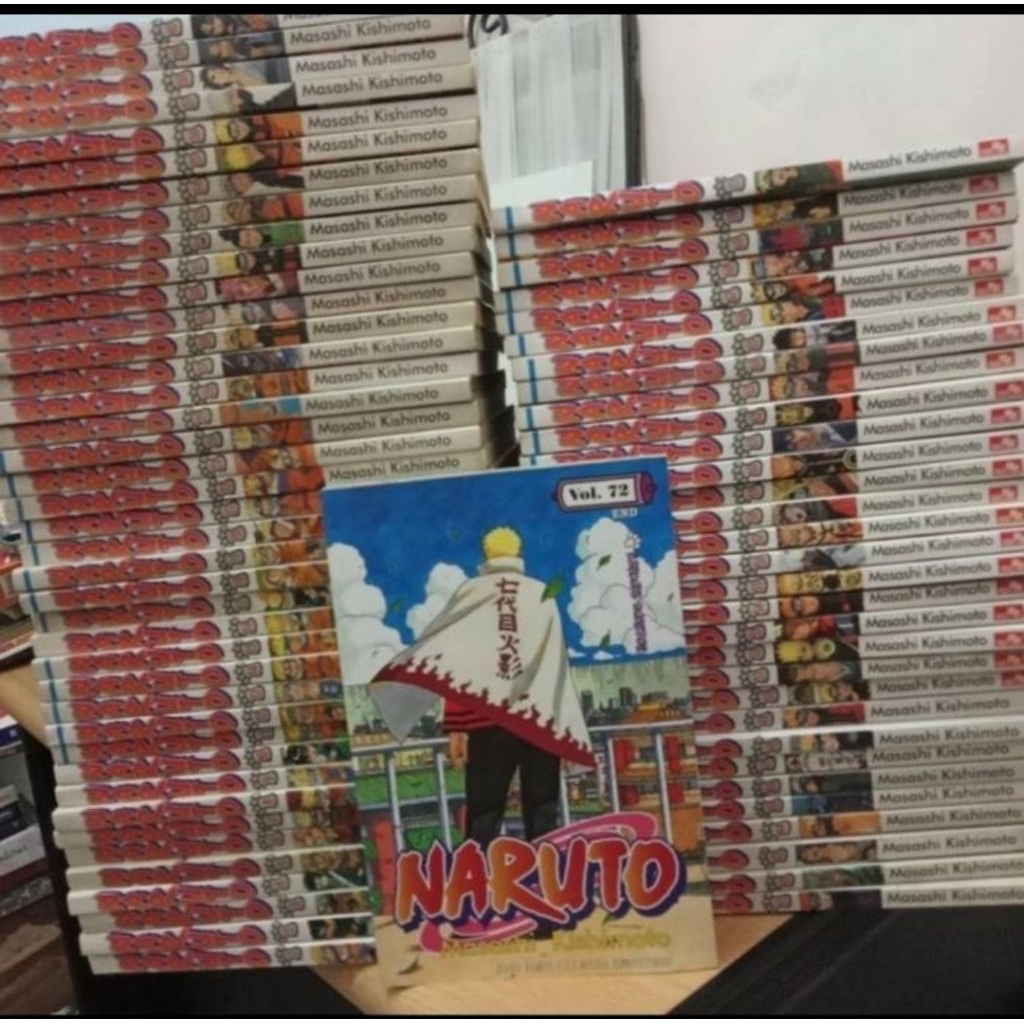 Komik Naruto 1 Set  Vol 1-72 End