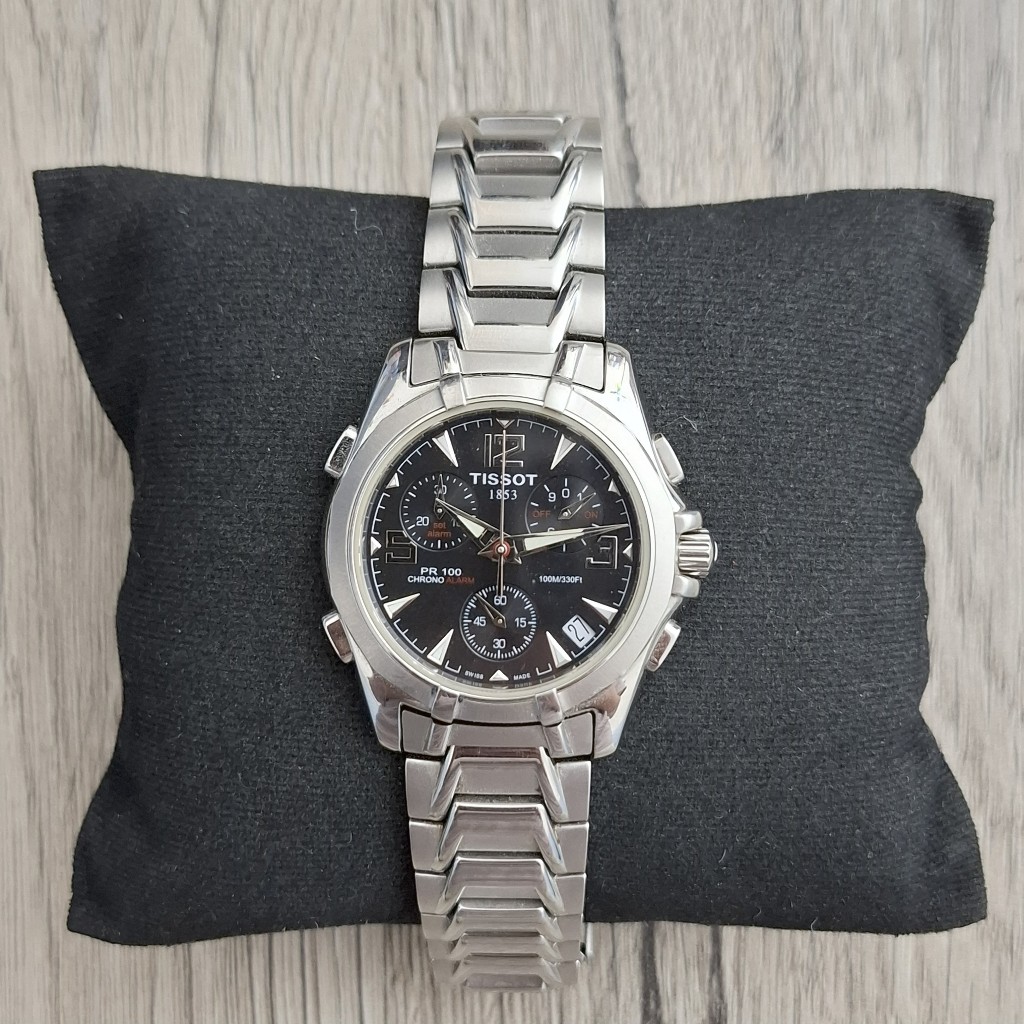 Jam Tangan Pria Tissot PR 100 Chrono Alarm P670/770
