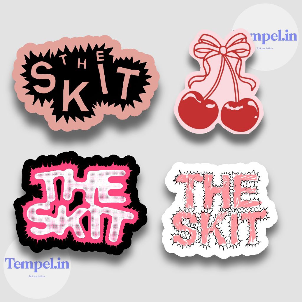 STIKER BAND THE SKIT ,THE SKIT CHERRY