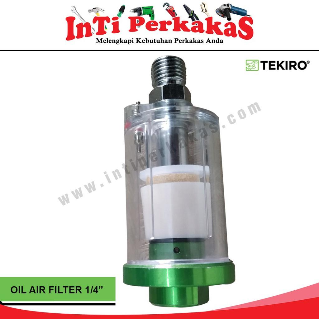 Tekiro Filter Saringan  Air Udara 1/4" Kompresor  Air Saringan Angin Oil Air Filter 1/4" tekiro