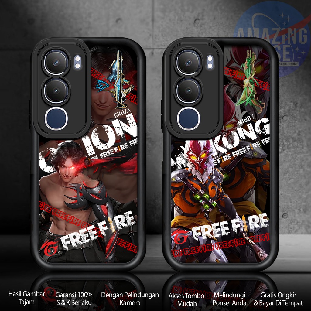 Case Premium Compatible For VIVO Y19S Y29 5G Y19S PRO Motif [ FF1 ] Casing Softcase glossy Anti Jamu