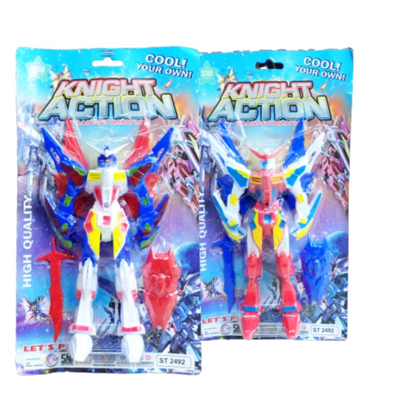 MAINAN ROBOT MOBILE KNIGHT MAINAN ANAK LAKI LAKI ROBOT KNICGHT ACTION ST2492