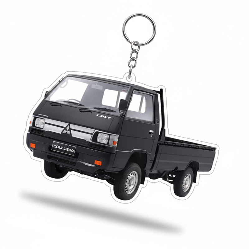 Gantungan kunci L300 MITSUBISHI AESTETHIC Eksklusif Merchandise Aksesoris Mobil Akrilik