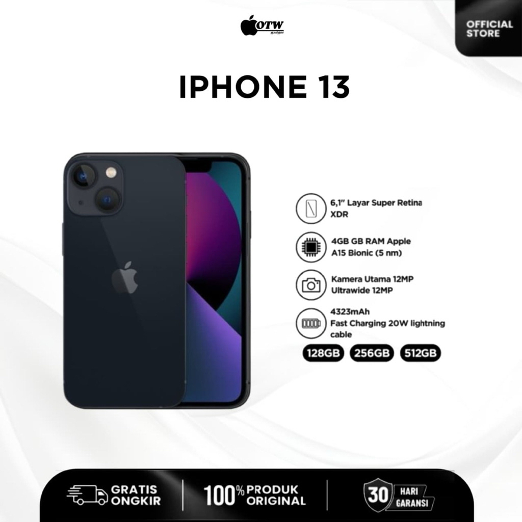 iPhone 13 | 128GB | 256GB | Second Like New Bergaransi