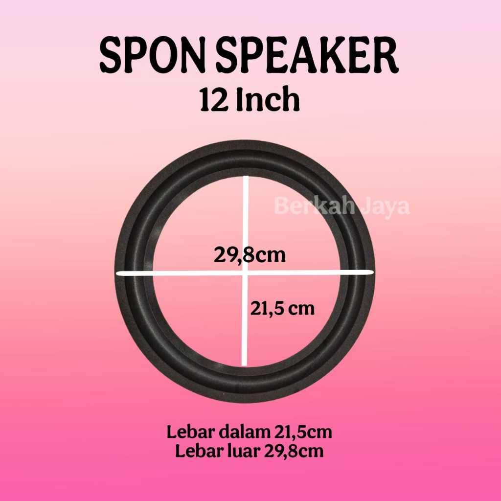 SPON SPEAKER 10 INCH DAN PINGGIRAN KARET SPEAKER 12 INCH