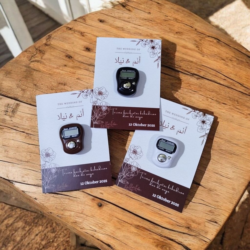 tasbih digital souvenir pernikahan mengenang 7 40 100 1000 Hari meninggal mengenang wafatnya 1 tahun