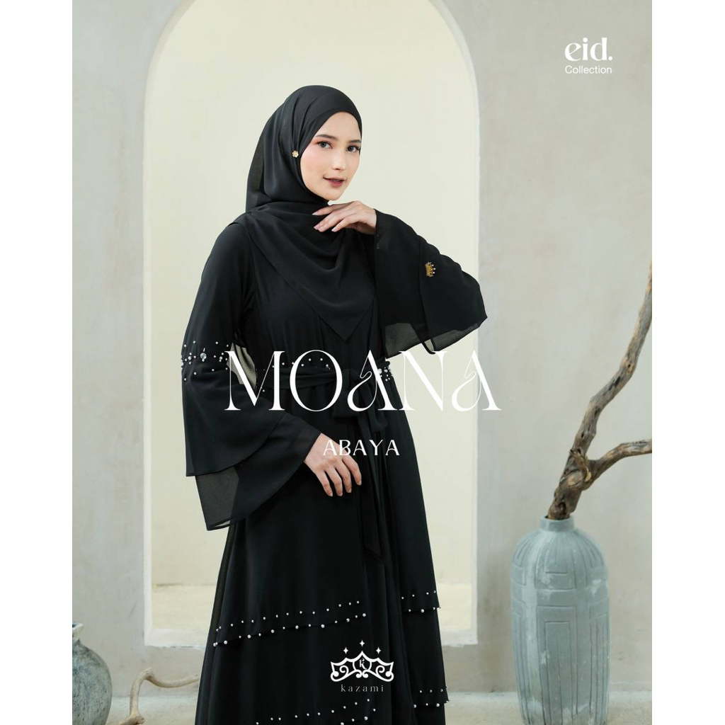 READY STOCK MOANA ABAYA BY KAZAMI