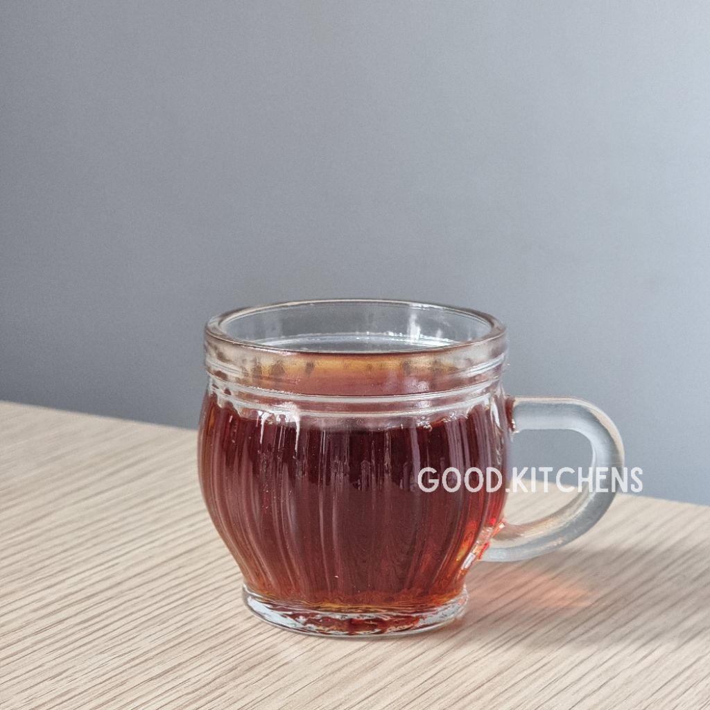 G126 [6 PCS] GELAS KACA 100ml GELAS KECIL GELAS SLOKI GELAS MINUM GELAS SOUVENIR FTC-5