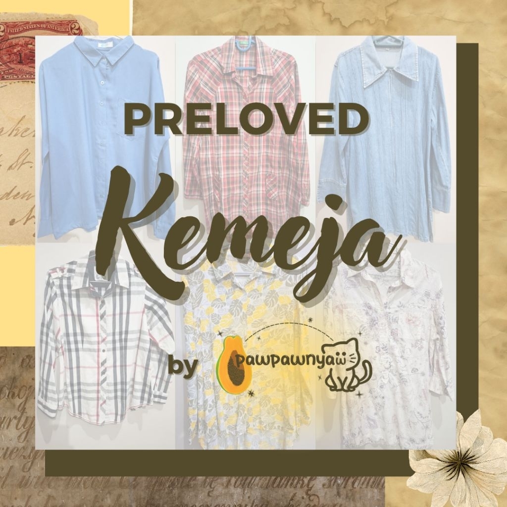[PRELOVED] Kemeja Nobby, Connexion, etc by Pawpawnyaw