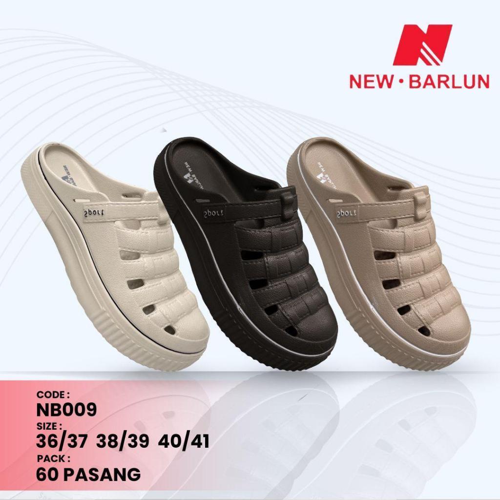 Kapuas Sandal Selop Wanita New Barlun Women Polos Slop Anti Slip NB009 S016