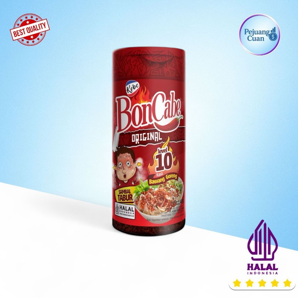 BONCABE ORIGINAL BOTOL 45 GR LEVEL 10 SAMBAL TABUR