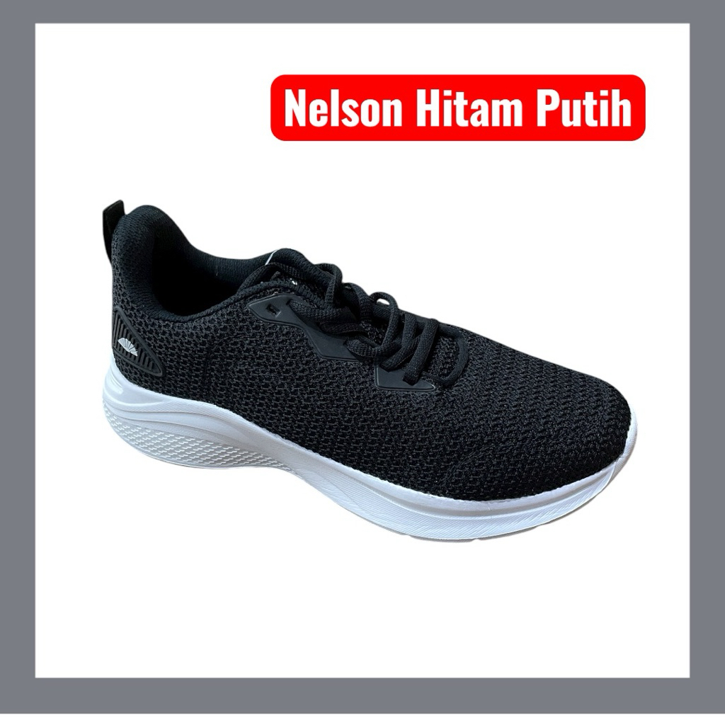 SEPATU KASOGI NELSON OSKAR MEKSIKO DAYTON GERALDO NAPOLEON ASKARA HOWARD HITAM PUTIH