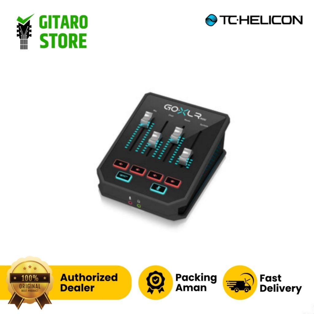 Mixer TC Helicon GO XLR Mini for livestreamer Audio Interface
