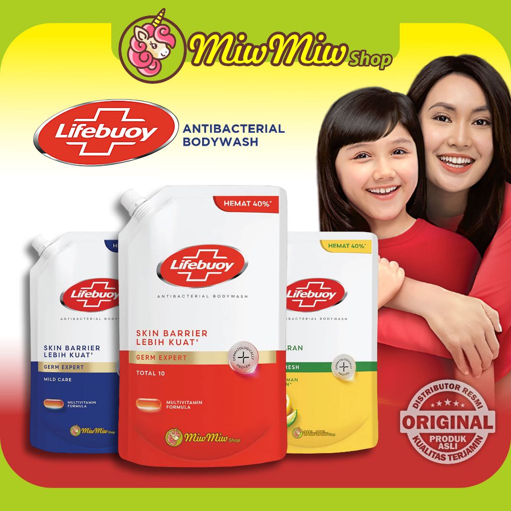 Lifebuoy Body Wash Sabun Cair Refill Jumbo