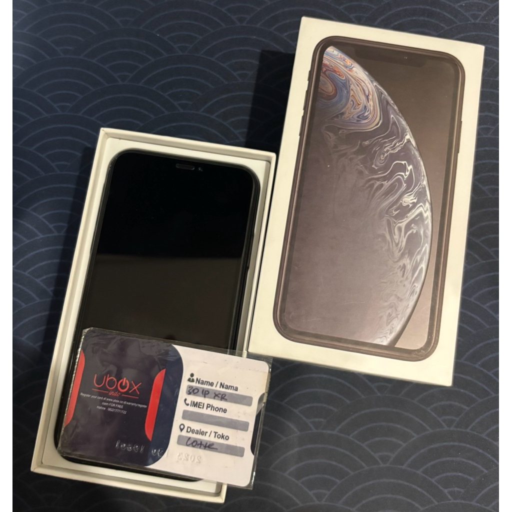 iPhone XR Black 64GB Second Ex-Inter (jual jujur, not Like New)
