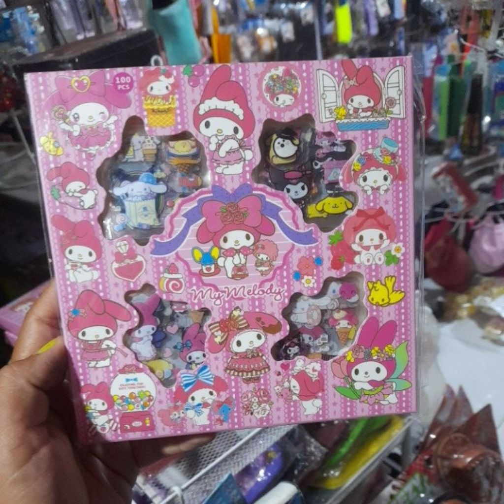 termurah stiker box isi 100pcs