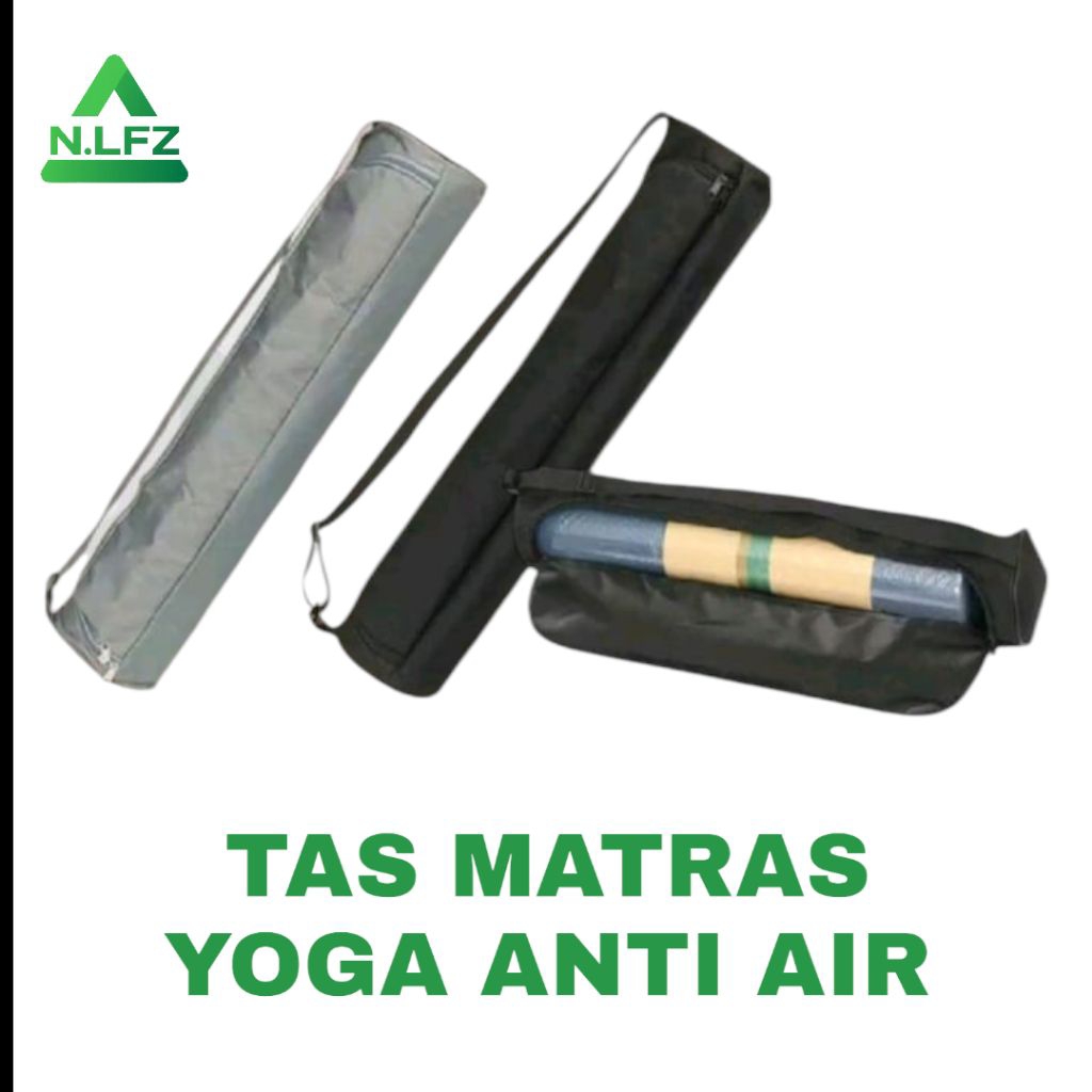 Tas matras yoga anti air warna abu & hitam