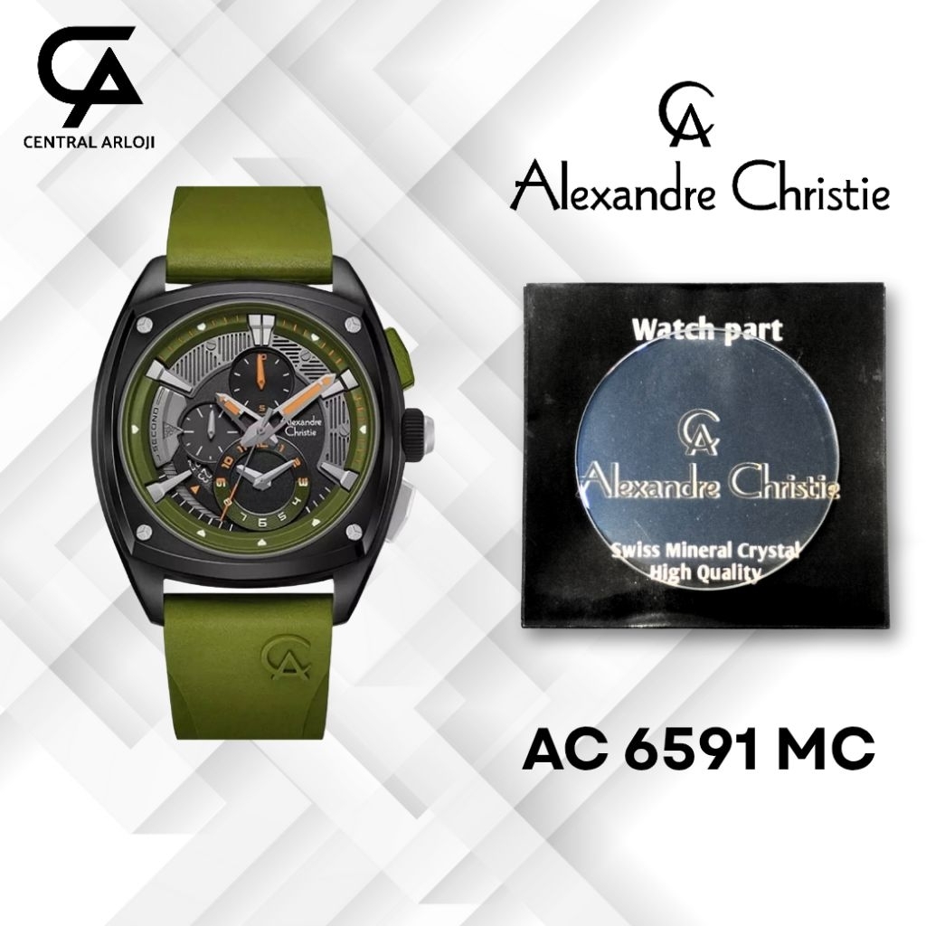 Kaca Jam Tangan Alexandre Christie 6591 MC