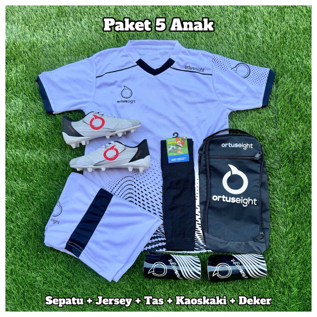 Full Set Sepatu Sepakbola Anak Laki Laki Perempuan High Quality Size 33-37 Sepatu Bola Anak/Junior B