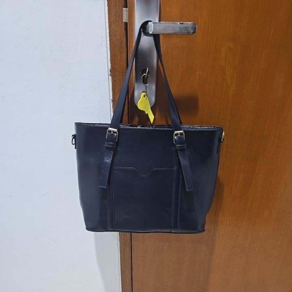 Tas.aku-pl tote bag - navy-seperti baru