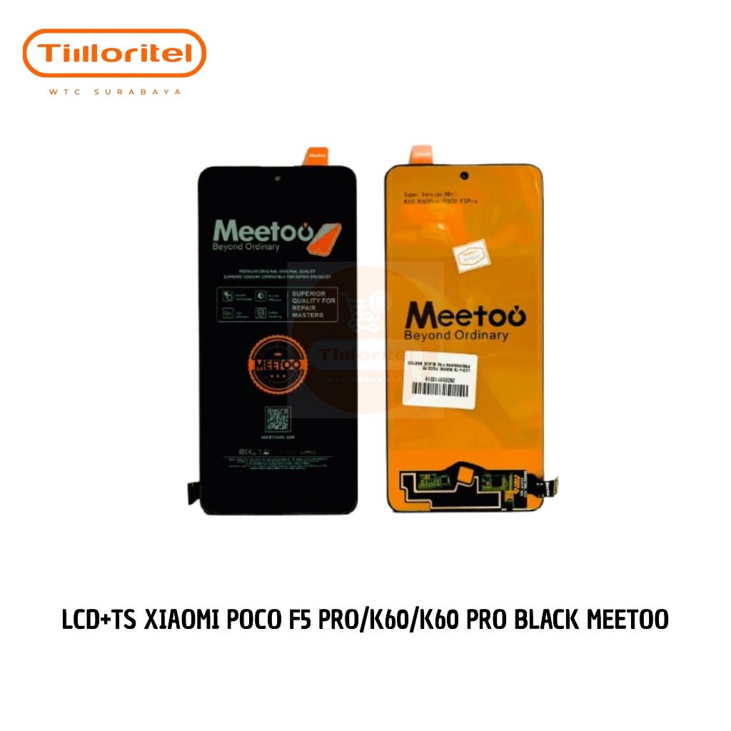 Lcd Poco F5 Pro/K60/K60 Pro Black Meetoo
