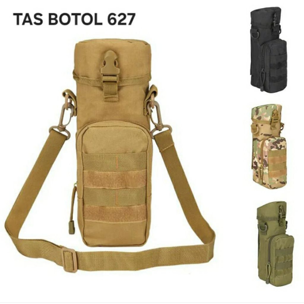 sarung botol tactical/tas botol minum army outdoor tas selempang botol minum