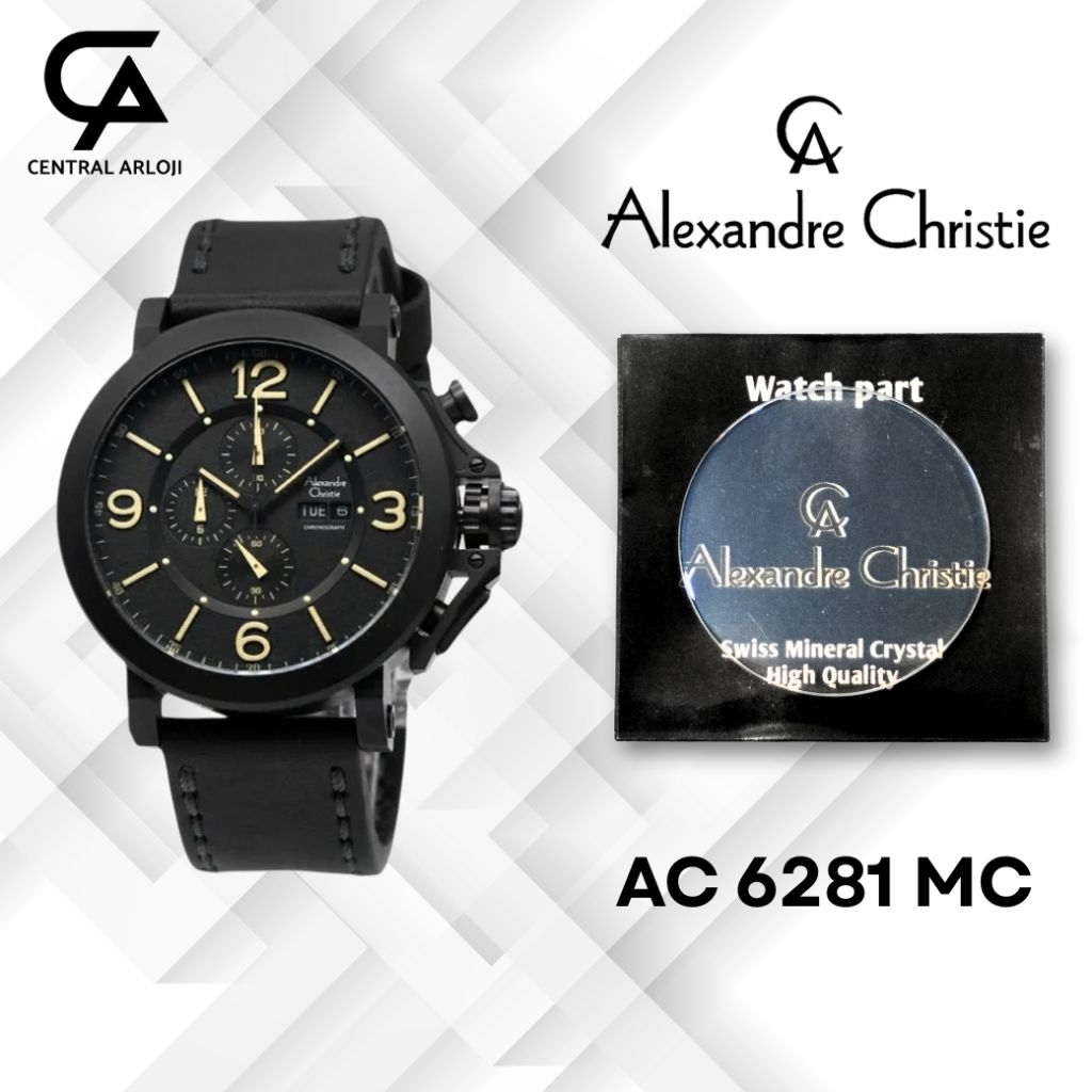 Kaca Jam Tangan Alexandre Christie 6281 MC